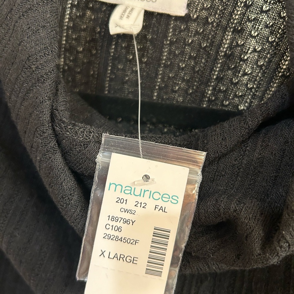 Maurice’s Cowl Neck Top XL - New With Tags - Picture 3 of 8